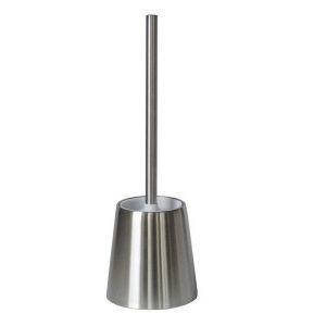 Щітка для унітазу метал з підставкою сатин Feniks