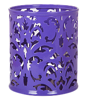 Підставка для ручок металева фіолетова