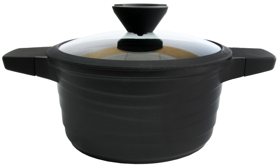 Каструля 6,5 л Lessner Black Pro New 55872-28