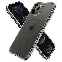 Чохол Spigen для iPhone 12 Pro Max - Hybrid Ultra Mag Safe, Graphite, фото 4