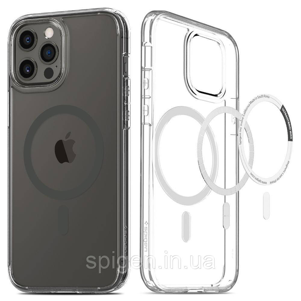 Чохол Spigen для iPhone 12 Pro Max - Hybrid Ultra Mag Safe, Graphite