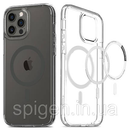 Чохол Spigen для iPhone 12 Pro Max - Hybrid Ultra Mag Safe, Graphite, фото 1