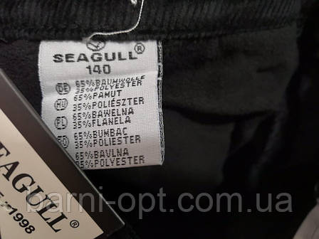 Утеплені вельветові штани для хлопчиків оптом, Seagull,134-164 рр., фото 2