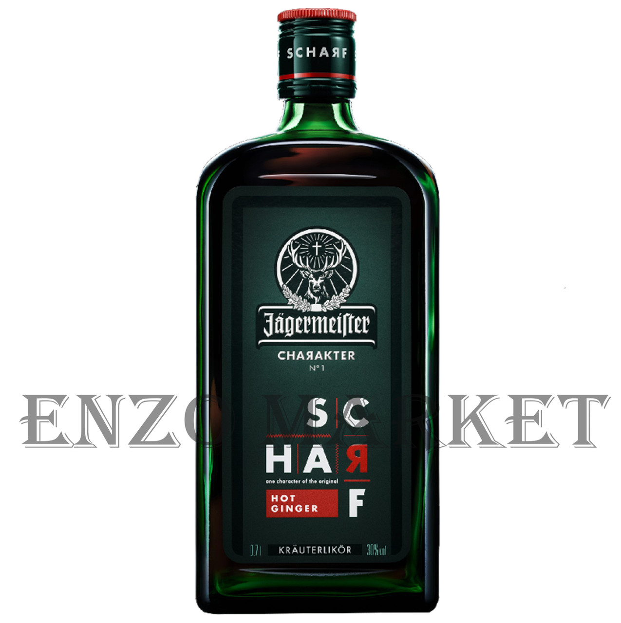 Лікер Jagermeister Scharf Hot Ginger (Єгермейстер Шарф Хот Джинджер) 33% 1 літр