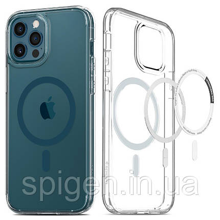 Чохол Spigen для iPhone 12 Pro Max - Hybrid Ultra Mag Safe, Pacific Blue, фото 1