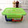 Скляний Контейнер з салатовою кришкою Luminarc Pure Box" 17.5*17,5*7 см 1220 мл (P4574), фото 5