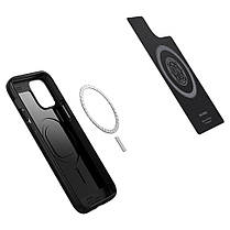 Чохол Spigen для iPhone 12/12 Pro - Mag Armor, Matte Black, фото 4