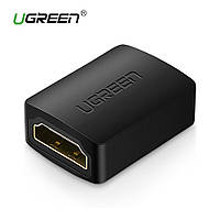 Соединитель-удлинитель HDMI на HDMI v2.0 4K мама-мама Ugreen (черный)