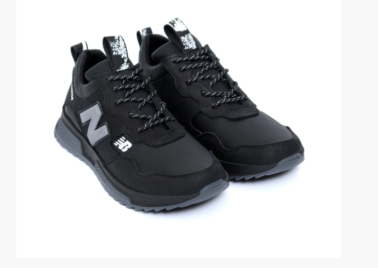 Чоловічі шкіряні кросівки New Balance black