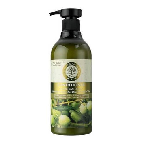 Кондиционер для волос Wokali Prof Natural Organic Olive питательный WKL086 550 мл - фото 1 - id-p1474150696