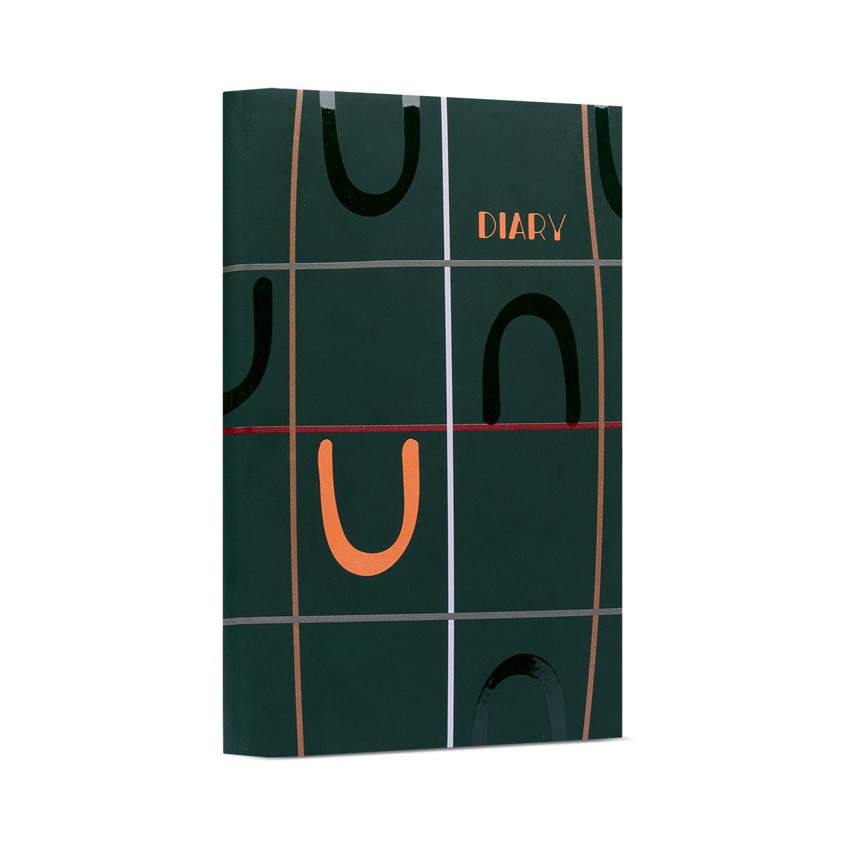 Щоденник А5 недат Yes "Generic" , м'який, 320 стор. зел/помаранч., фото 1