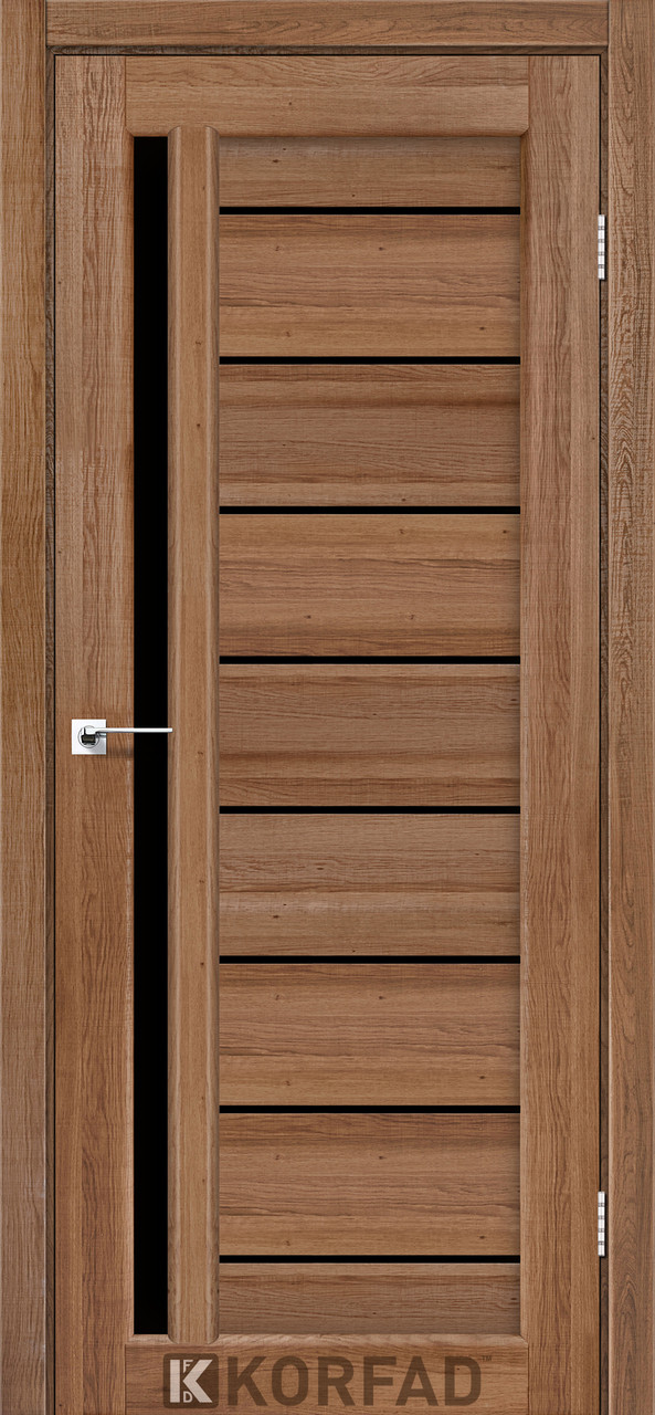 Двері міжкімнатні Корфад/ KORFAD VND-02 Дуб браш BLK
