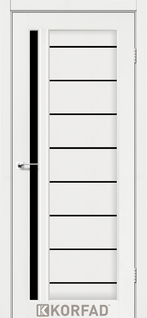 Двері міжкімнатні Корфад/ KORFAD VND-02 Ясен білий BLK, фото 1