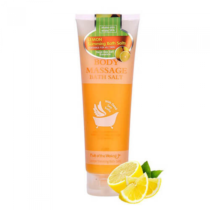 Скраб-сіль для тіла Wokali Lemon Slimming Bath Salt Body Massage KL001 380 г