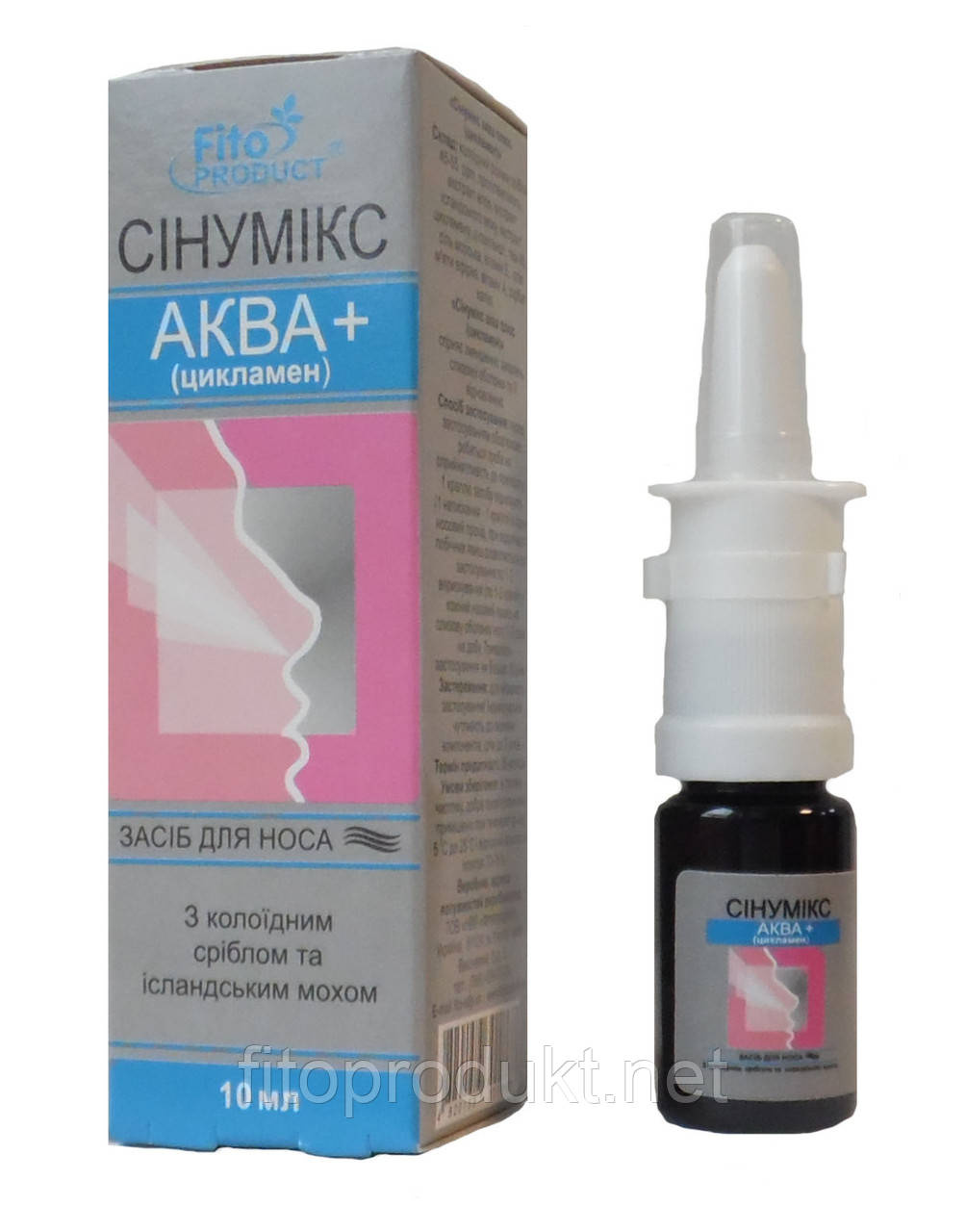 Синумікс аква плюс (цикламен) з колоїдним сріблом 10 мл Фітопродукту, фото 1