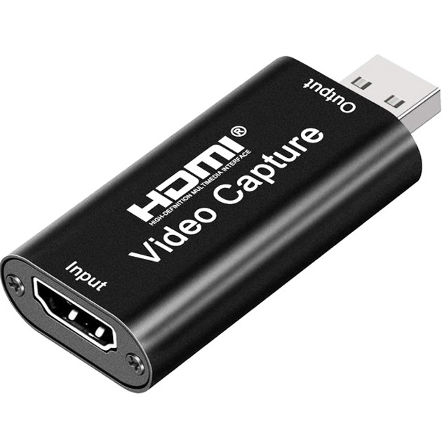 Внешняя видео карта видеозахвата HDMI - USB 2,0 для стримов и записи экрана, конвертер потокового видео Addap - фото 1 - id-p1474163418