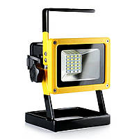 Ручний прожектор з поліцейською мигалкою Bailong BL204 | акумуляторний світлодіодний кемпінговий ліхтар