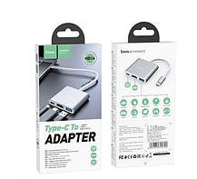 Usb Hub HOCO HB14 (TYPE C to USB+HDMI+TYPE C), фото 3