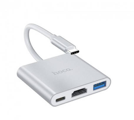 Usb Hub HOCO HB14 (TYPE C to USB+HDMI+TYPE C), фото 2