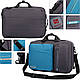 Багатофункціональна бізнес-сумка-рюкзак для ноутбука від 15 до 17 дюймів SOCKO., фото 10