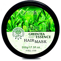 Маска для волосся Wokali Natural Organic Green Tea Essence Hair Mask WKL198 500 г