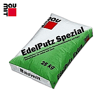 Декоративна штукатурка "баранець" 2 мм Baumit Edelputz Spezial (25 кг) біла