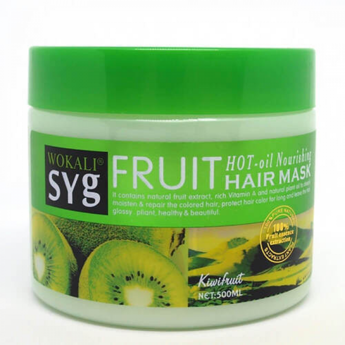 Маска для волосся Wokali Fruit Hair Mask Kiwifruit глибоке харчування WKL124 500 мл