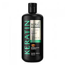 Шампунь для волосся Wokali Keratin Ultimate Repair Shampoo проти лупи WKL332 550 мл