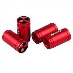 Ковпачки на ніпель для Міцубісі Alitek Sports Red Mitsubishi, 4 шт.