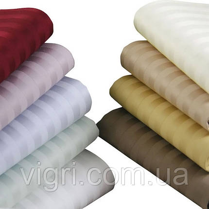 Постільна білизна, сімейний комплект, сатин страйп "Stripe", Вилюта «Viluta» VSS 83, фото 2