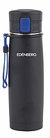Термокружка (термочашка) Edenberg EB-629 с синим ремешком 480ml.