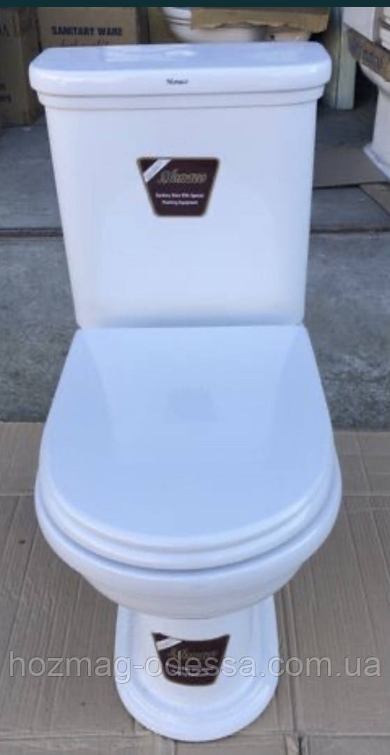 Сиденье Белое для Унитаза Monaco(Монако), АНАЛОГ! Белое, Микролифт ...