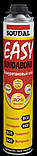 Поліуретанова клей-піна Soudal Soudabond Easy (Соудал Ізі) 750 мл., фото 5