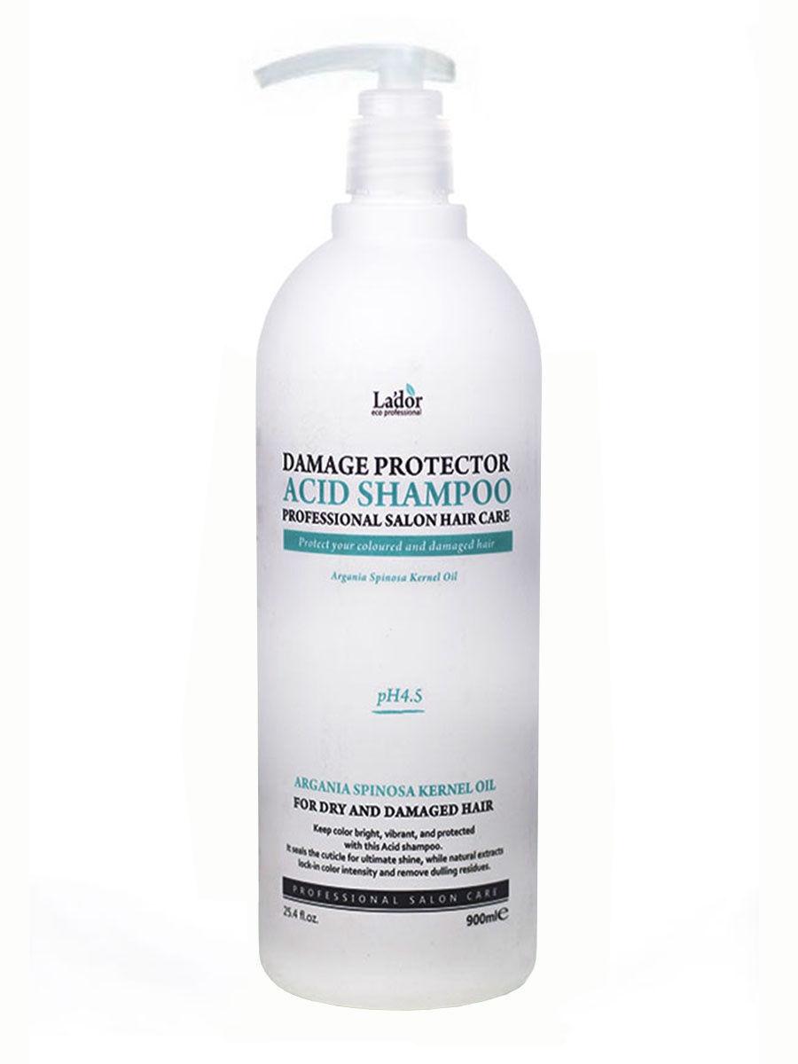 Бесщелочной Шампунь с PH 4.5 La'dor Damage Protector Acid Shampoo, 900 ...