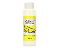 Рідина для зняття гель-лаку CANNI Gel Remover 120 мл, лимон