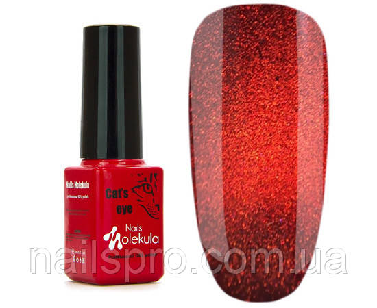 Гель-лак Nails Molekula Cat Eyes 9D 6 мл, № 906