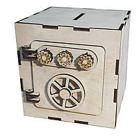 Скарбничка Сейф з кодом 130*130*130 мм