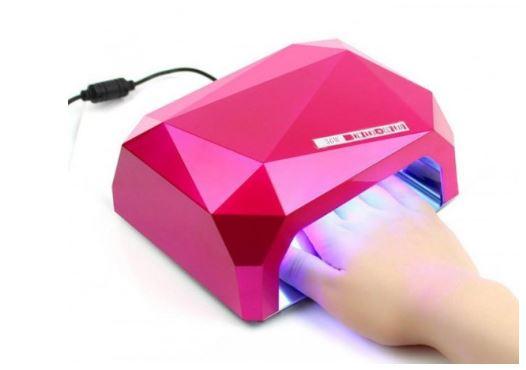 Уфо лампа для нігтів 36W Pink Diamond