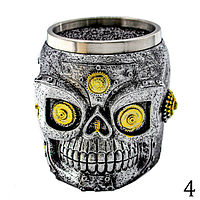 Підставка Череп для ножиць з нейлоновою щетиною