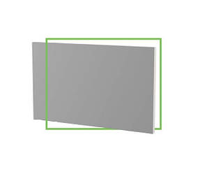 Торцева Панель глуха FAS-50-25-P