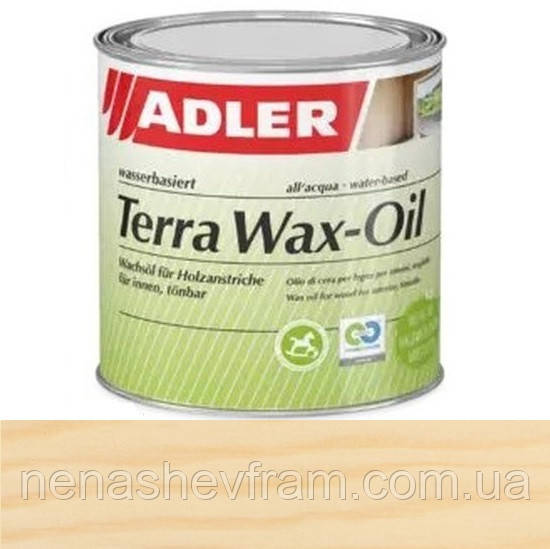 Олія з воском для дерева для внутрішніх робіт ADLER Terra Wax-Oil 1л (колір:lw_10_1_quarz)