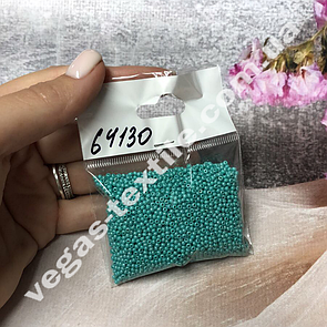 Бісер Чеський ваговий No64130 (розмір 10/пачка 50 грамів) М'ятний