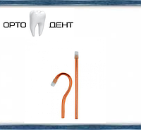 Слюноотсосы со съёмным колпачком оранжевые, 150 мм, уп-100 штук (Asa Dental)