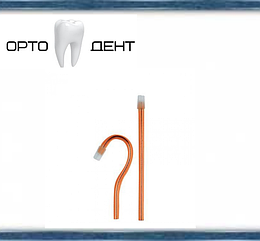 Слиновідсмоктувач зі знімним ковпачком жовтогарячі, 150 мм, уп-100 штук (Asa Dental)