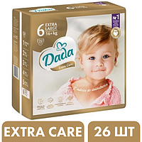 Подгузники Дада Dada Extra Care 6 Extra Large (16+ кг), 26 шт