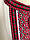 Нарядне плаття для дівчинки з вишивкою та мереживом бежевого кольору з червоною вишивкою, фото 8
