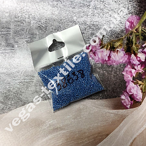 Бісер Чеський ваговий No38638 (розмір 10/пачка 50 грамів) Синій