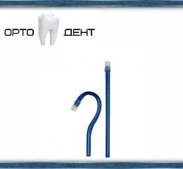 Слиновідсмоктувач зі знімним ковпачком сині, 150 мм, пак-100 штук (Asa Dental)