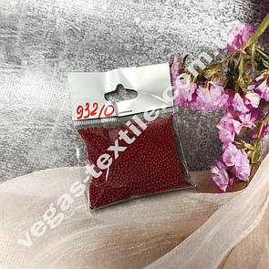 Бісер Чеський ваговий No93210 (розмір 10/пачка 50 грамів) Червоний