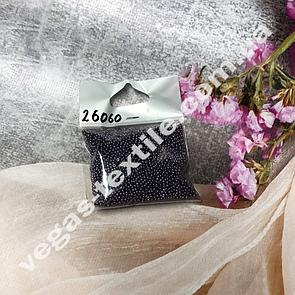 Бісер Чеський ваговий No26060 (розмір 10/пачка 50 грамів) Чорнильний